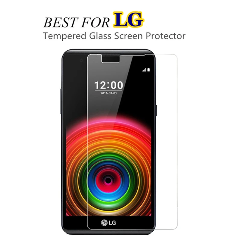 Защитное стекло закаленное для LG K3 K4 K5 K7 K8 2016 2017 жесткое смартфона Передняя пленка