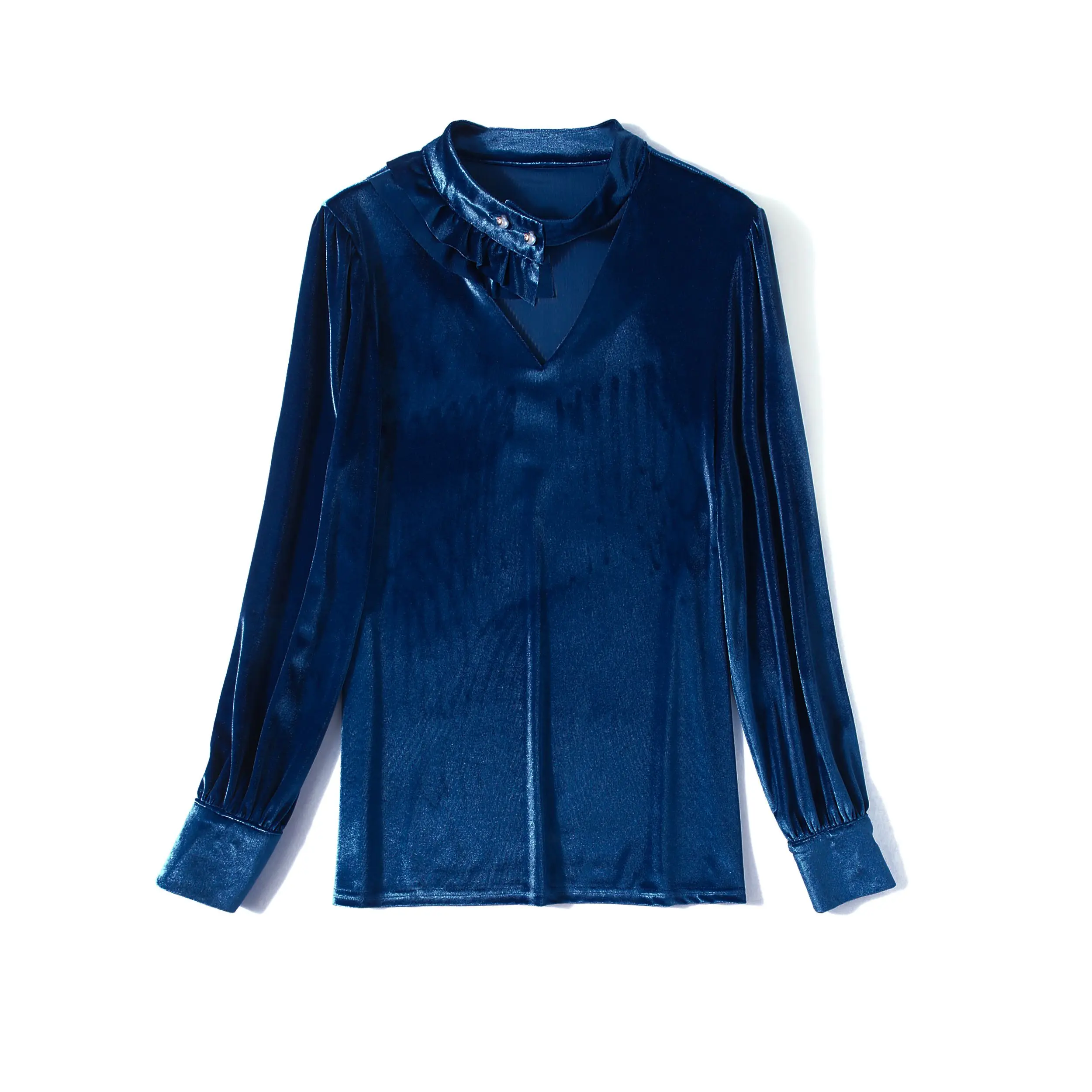 

COIGARSAM 3XL Plus Size Fashion Full Sleeve blouse women New Spring blusas womens tops and blouses Tong Qing 3520