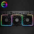 Неоновая цифровая RGB Светодиодная лента Phanteks M5 550 мм 2x мм 5 в Плавная осветительная полоса Полная Цветовая полоса с гибким креплением