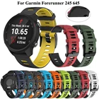 Силиконовый ремешок для смарт-часов Garmin Forerunner 245 645 158 55 Vivomove HR Benz SQ 20 мм, мягкий ремешок, браслет, браслет