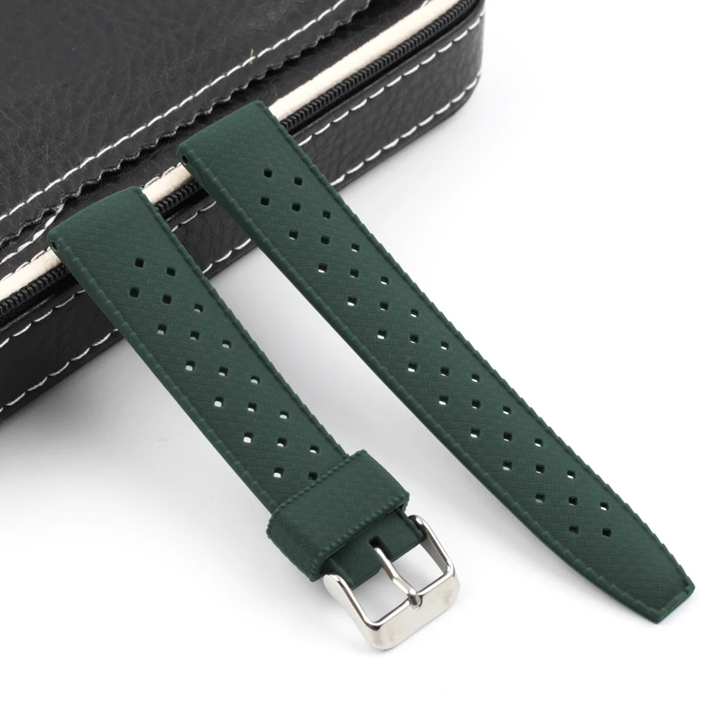 Ремешок резиновый для Seiko водонепроницаемый сменный Браслет наручных часов