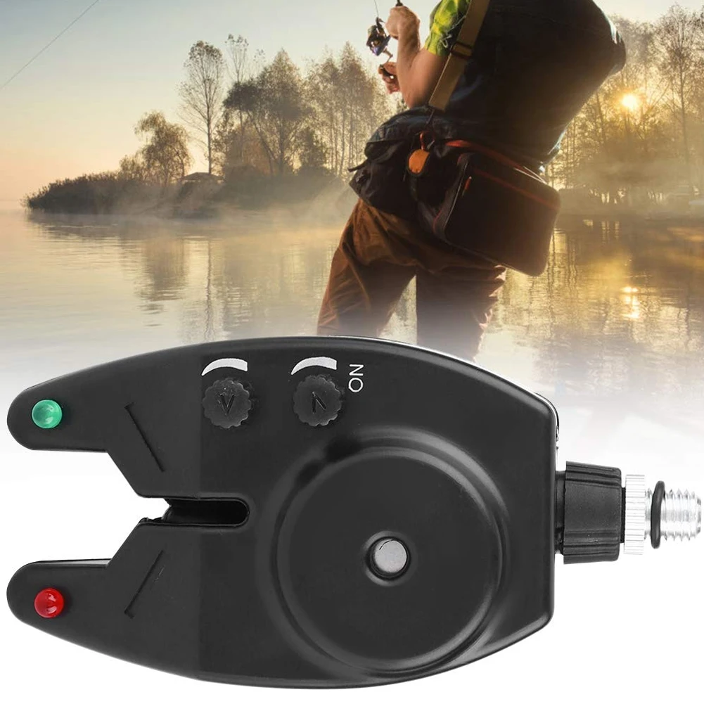 

Fishing Fish Bite Alarm Electronic Buzzer On Fishing Rod With Loud Siren Daytime Night Indicator With LED Fishing Accessories