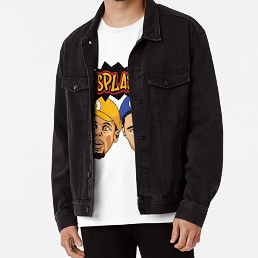 Стеф Карри Клай Томпсон Super Splash Bros футболка Стивен super splash bros Бро | Мужская одежда