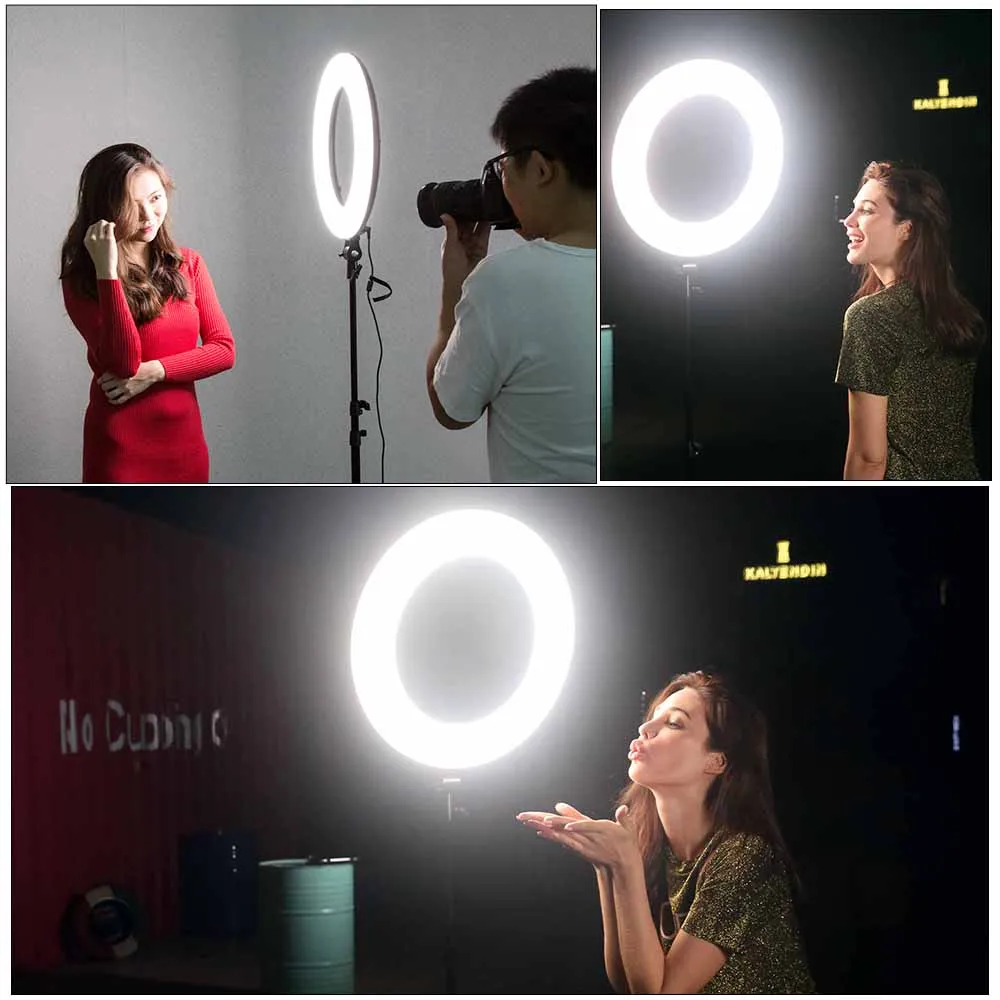 Viltrox VL-600T 45W 18 inch LED Ring Light with Stand Selfie Lamp Bi-color Circle Wireless remote for Studio | Электроника