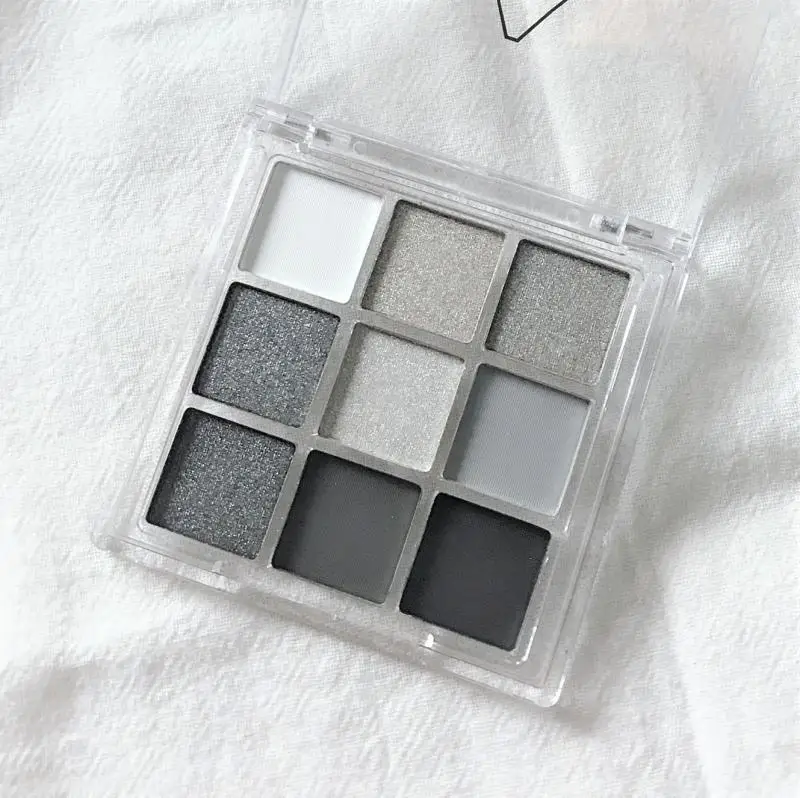 9 видов цветов дымчатые тени для век матовое стекло с перламутровым эффектом