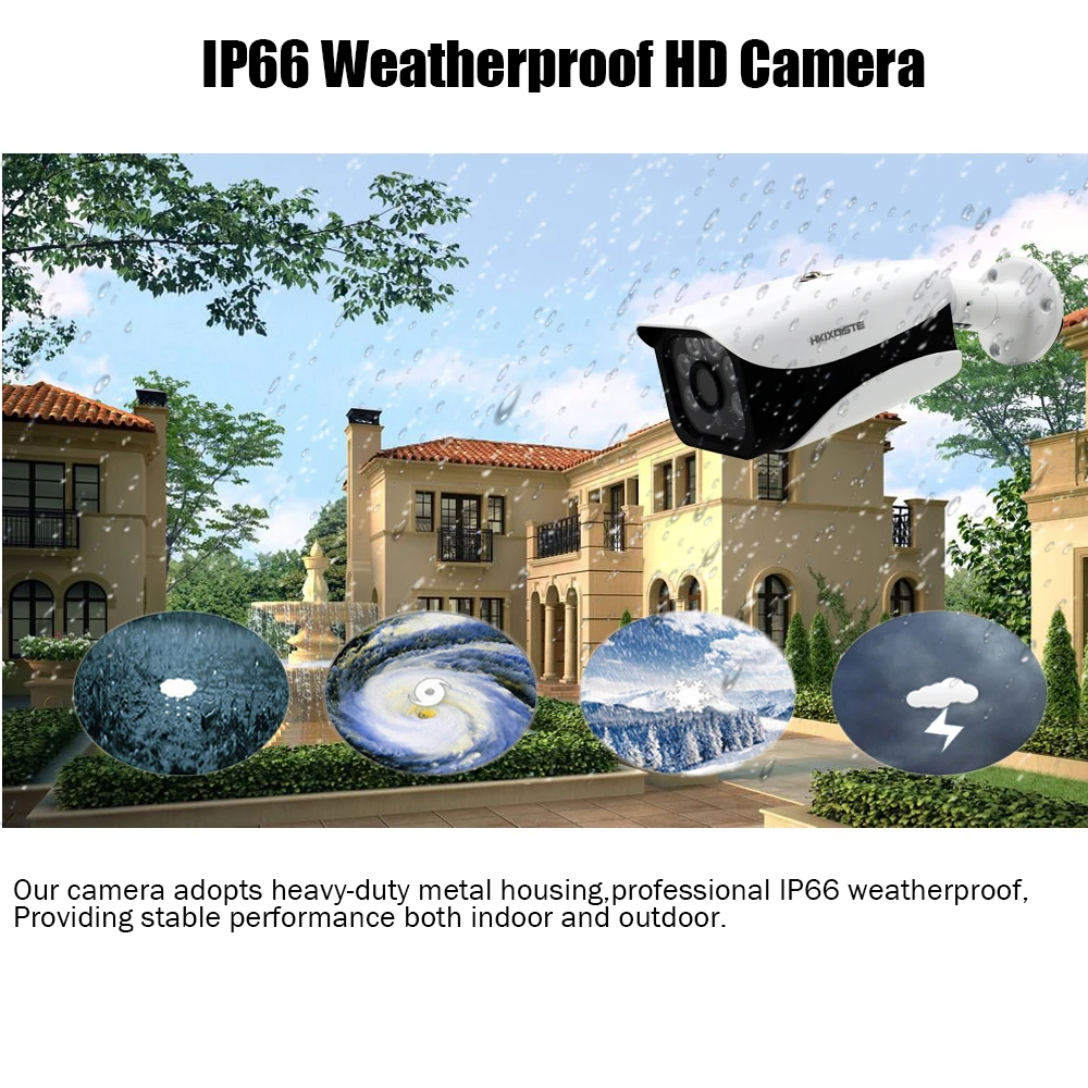 Камера видеонаблюдения hkixdiche HD 16 каналов DVR 4 МП шт. AHD 6 комплектов|Система