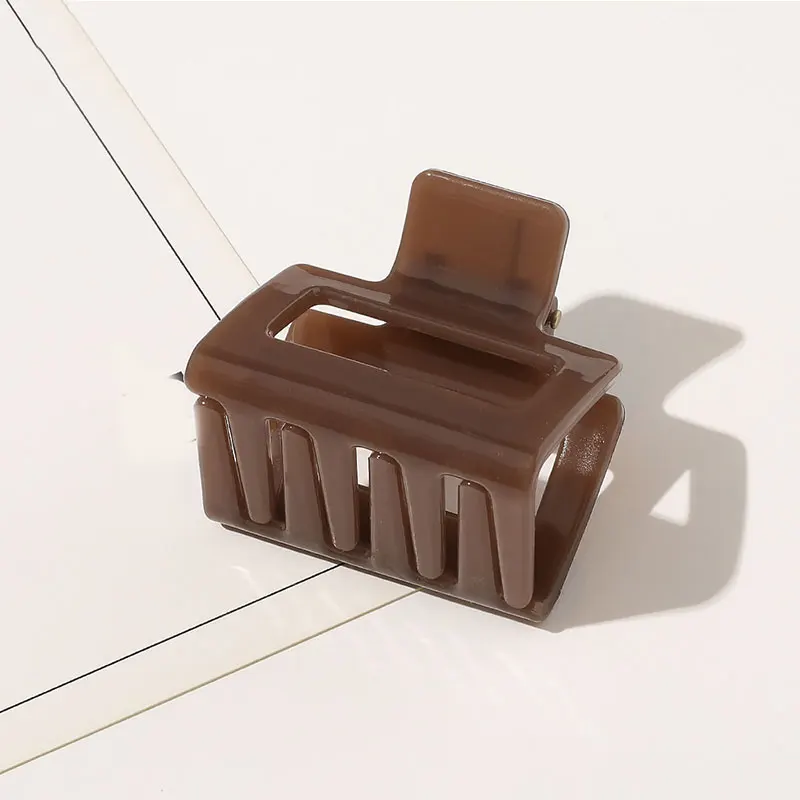 

Geometric Rectangle Hair Claws Hollow Out Acrylic Resin Hair Clip Hair Accessories For Women Girls Banana Grips Hairpins