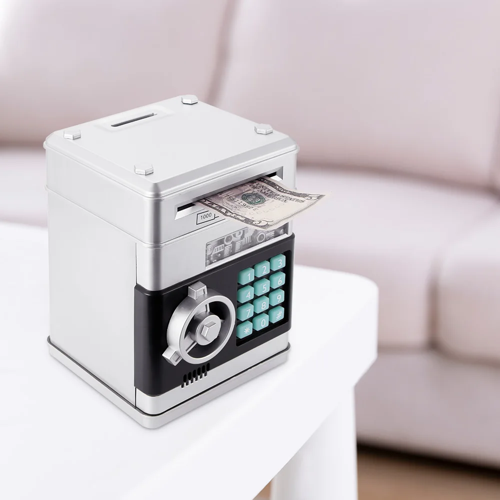 Копилка-банкомат с паролем автоматическая электронная копилка сейф для