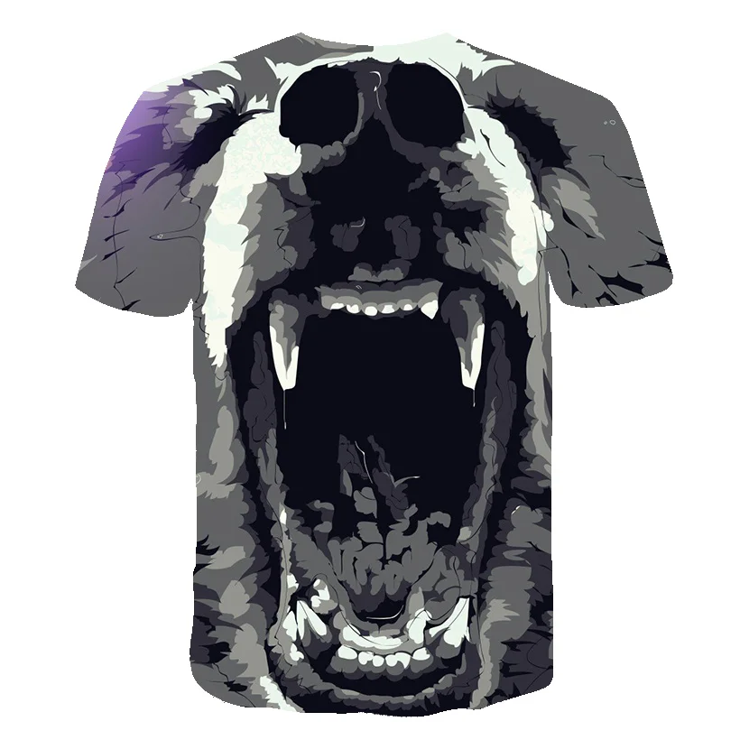 

3D Printing Russian Bear t shirt Fashion Summer Men T Shirt Print Short Sleeve Cool T-Shirt Streetwear Tops Plus Size Clothes