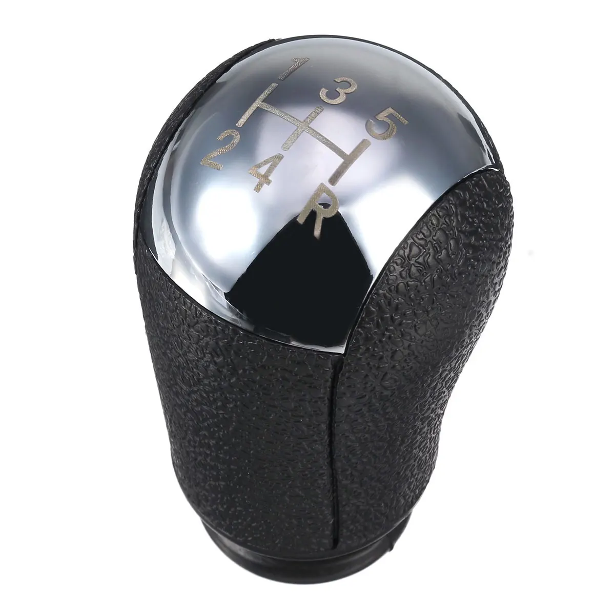 gear knob Автомобиль 5 Скорость Шестерни накладка на рычаг переключения скоростей с Пылезащитный чехол для Ford Focus Mondeo MK3 C-MAX S-MAX Mustang Galaxy Fiesta MK6 транзита для укладки волос - Название цвета: gear knob