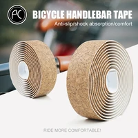 pcycling bicycle handlebar tape wood grain tape mtb road bike cork handlebar belt cycling handle tape anti slip belt wrap 2 bar