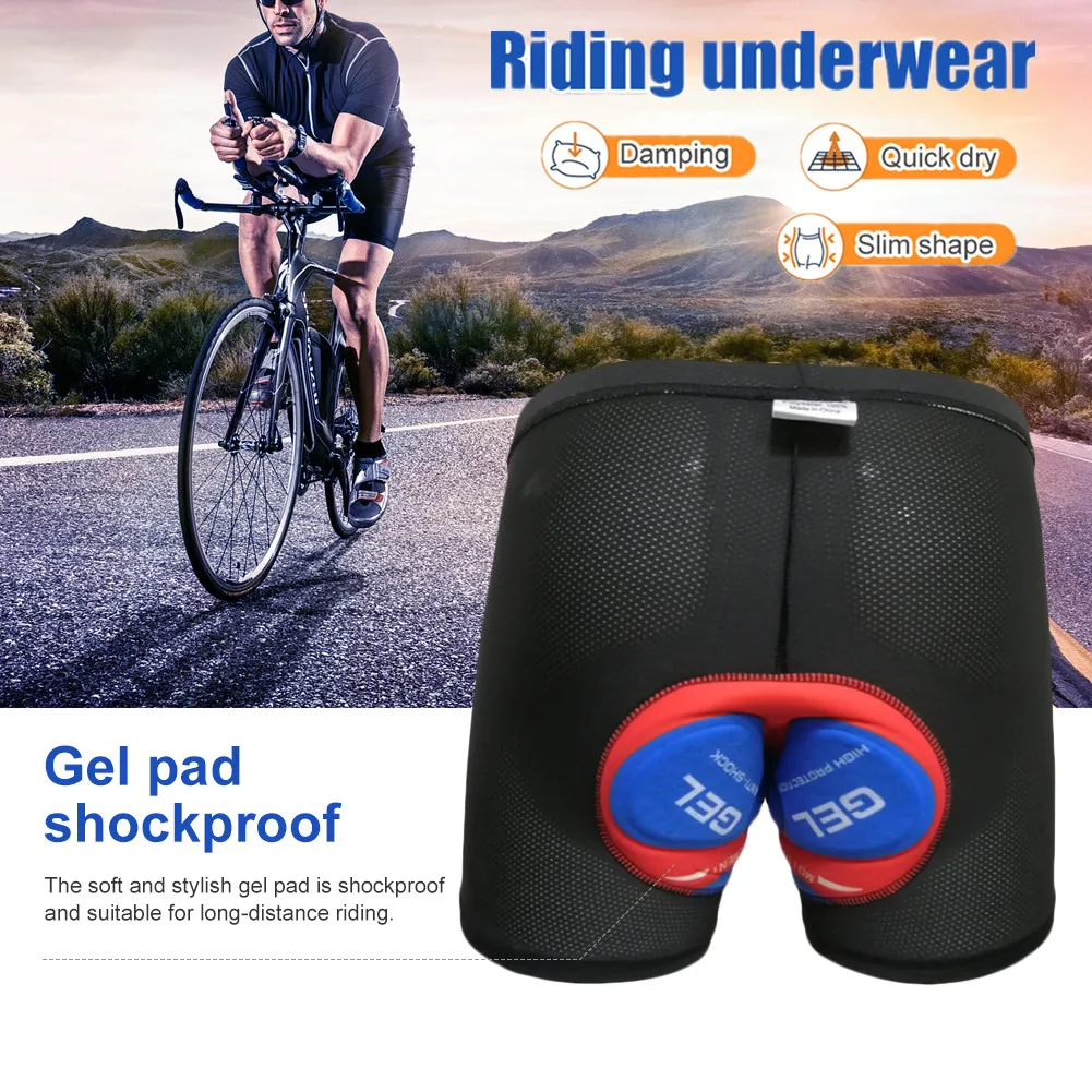 

Upgrade 5D Gel Pad Cycling Shorts Cycling Underwear Pro Shockproof Cycling Underpant Bicycle Shorts