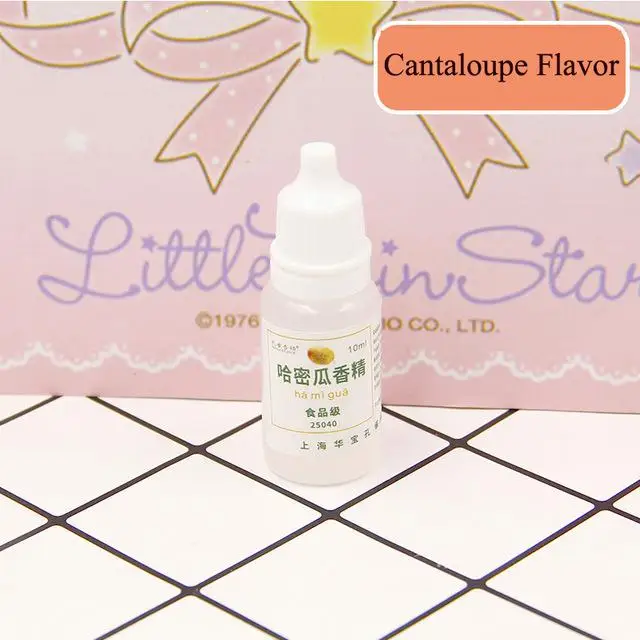 Cantaloupe Flavor 10 мл Diy ароматизатор для слизи Полимерная глина ароматизатор жидкая добавка клей для слизи амулеты фруктовый аромат ароматизаторы аксессуары амулеты наборы - Цвет: Cantaloupe Flavor