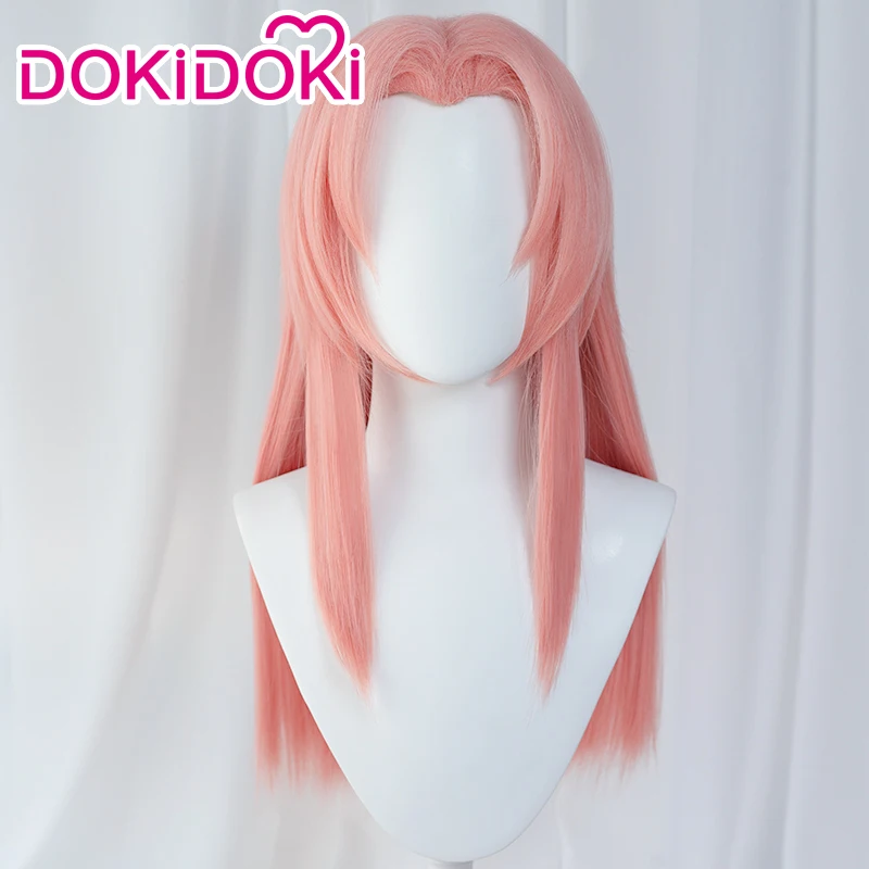 DokiDoki Anime Cosplay Haruno Sakura Wig Pink Cute Halloween Long Young Version |