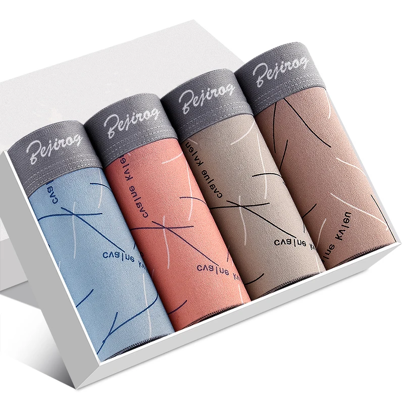 Мужские трусы боксеры одноцветное из модала дышащее удобное нижнее белье