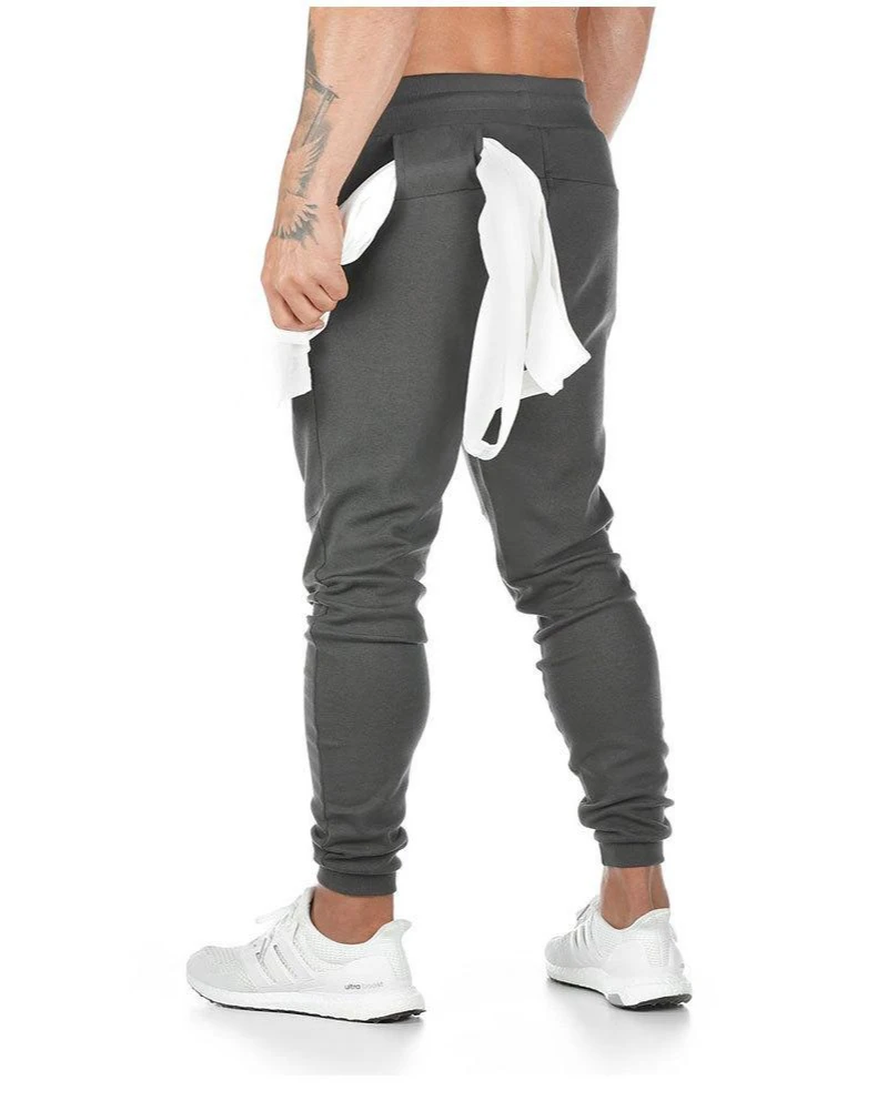 

Four Seasons Sports Pants Men's Cotton Fitness Towel Pants Running Training Pants