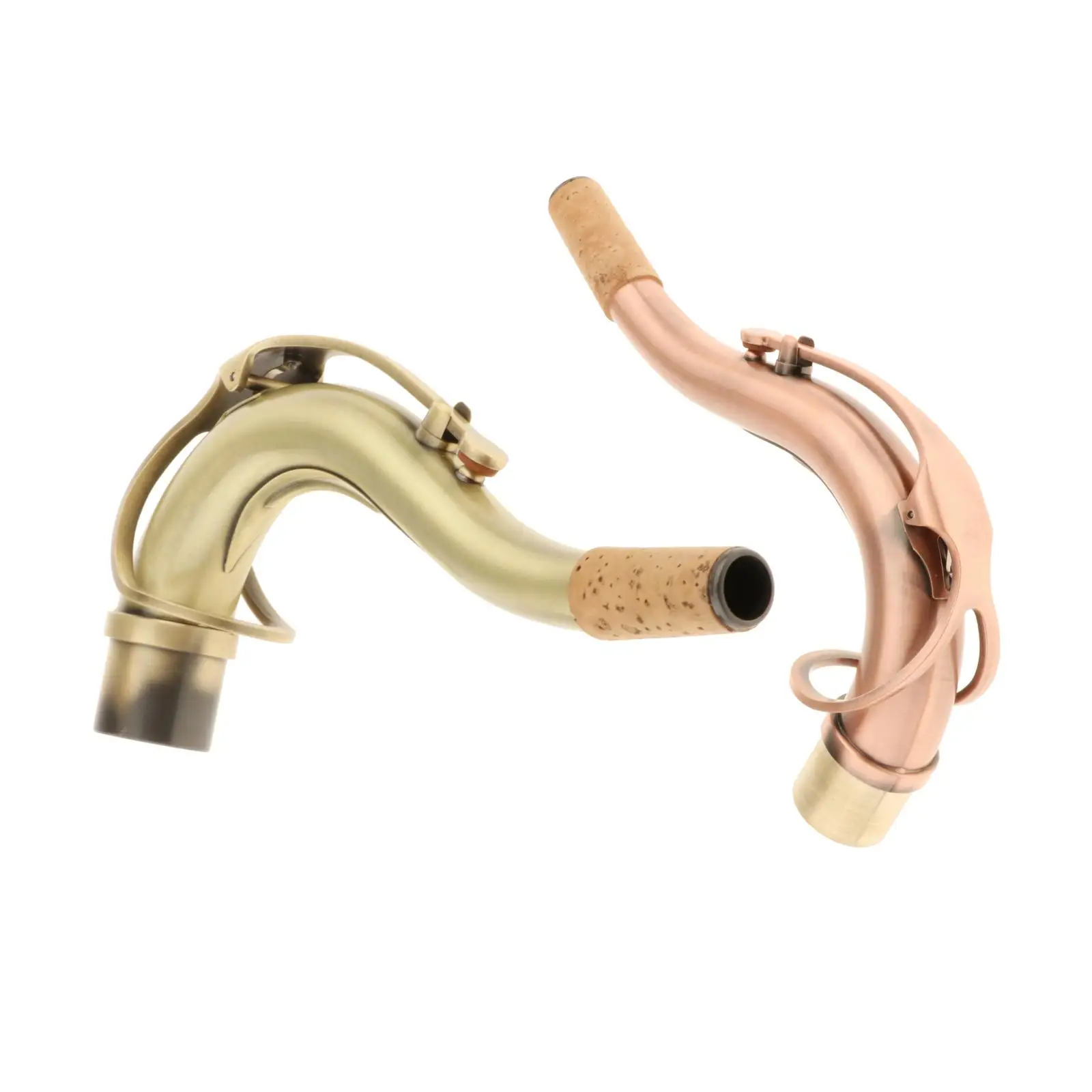 

Brass Copper Tenor Saxophone Bend Neck Sax Woodwind Instrument Replacements Durable Parts DIY