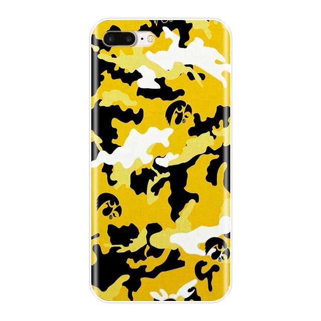 Phone Case For iPhone 6 S 6S 7 8 11 Pro X XR XS Max Silicone Camouflage Soft Cover Apple Plus | Мобильные телефоны и