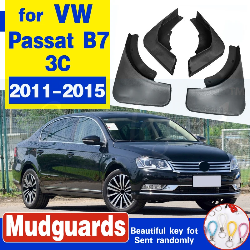 Спереди и сзади литой автомобиль брызговики для Европейский VW Passat B7 2011 2015 2012 2013