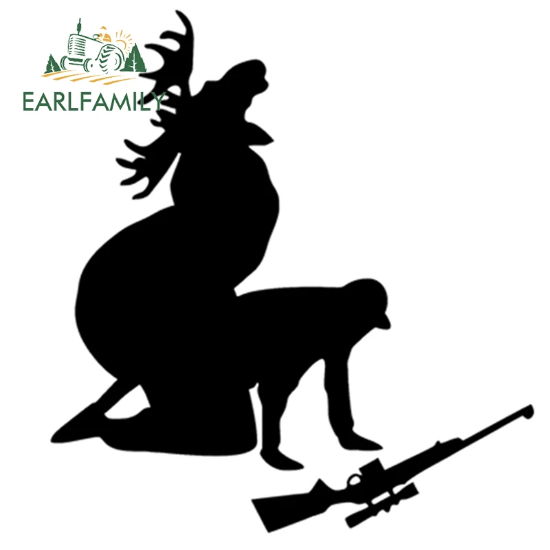 EARLFAMILY 46 1 см x 50 2x забавные лосяные охотничьи автомобильные наклейки для