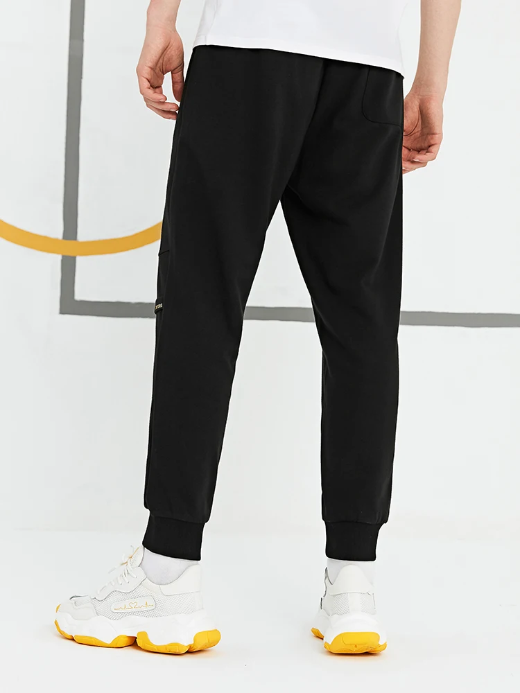 Pioneer Camp simple Man‘s Sweatpants Joggers Comfortable Black Sports Trousers Casual Cotton Men Pants AZZ901286 |