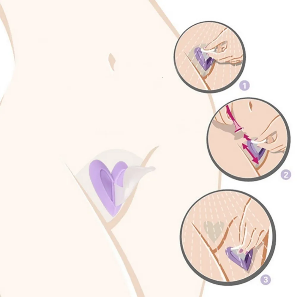 Бикини Privates Pubis бритва для бритья женский секретный интимный Набор для бритья волос шаблон для бритья Бритва Pubes набор кистей для женщин