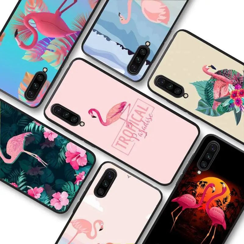 

Pink Cute Flamingos Phone Case For Redmi 9 5 S2 K30pro Silicone Fundas for Redmi 8 7 7A note 5 5A Capa