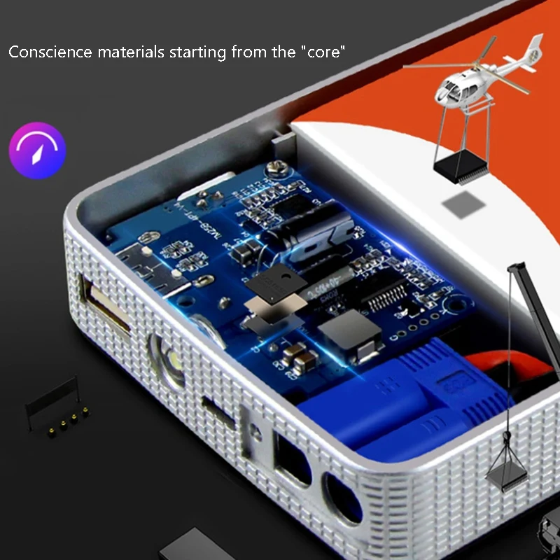 Автомобильный аварийный источник питания беспроводное зарядное устройство