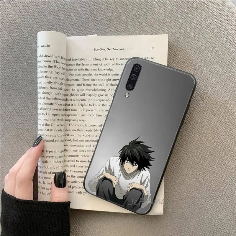 

Death Note anime manga LLawliet Phone Case For Samsung galaxy S note 7 8 9 10 20 fe edge A 6 10 20 30 50 51 70 lite plus Funda