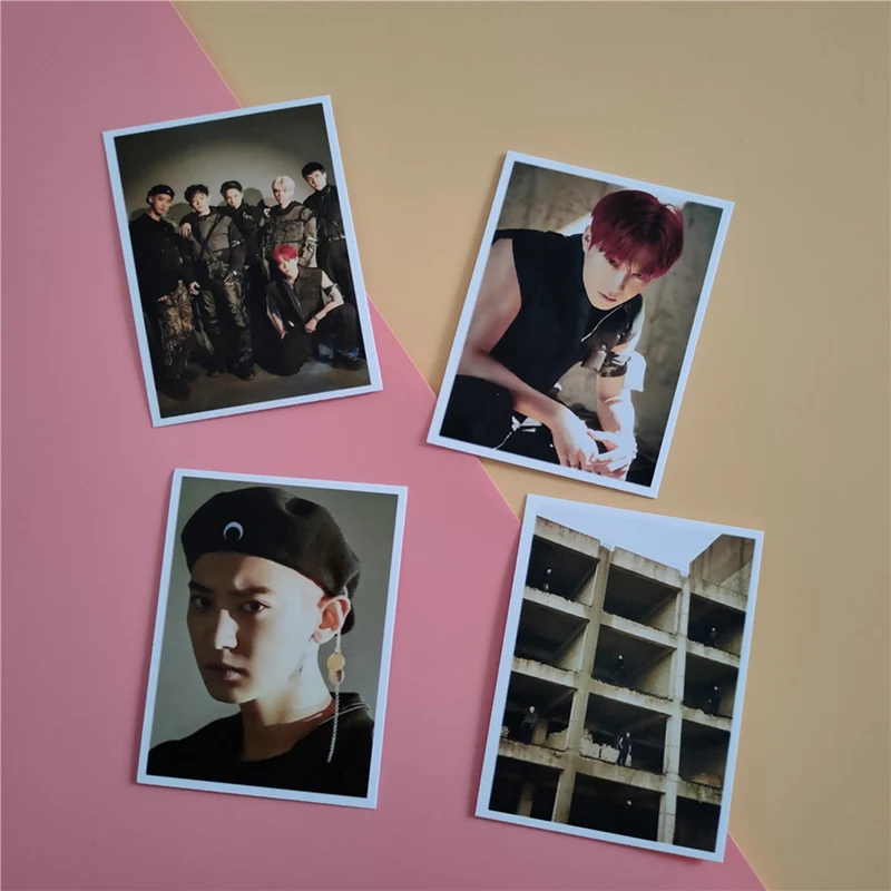 Kpop EXO X CHANYEOL KAI CHEN BAEKHYUN SEHUN SUHO новый альбом одержимость вокруг маленькой карты ЛОМО