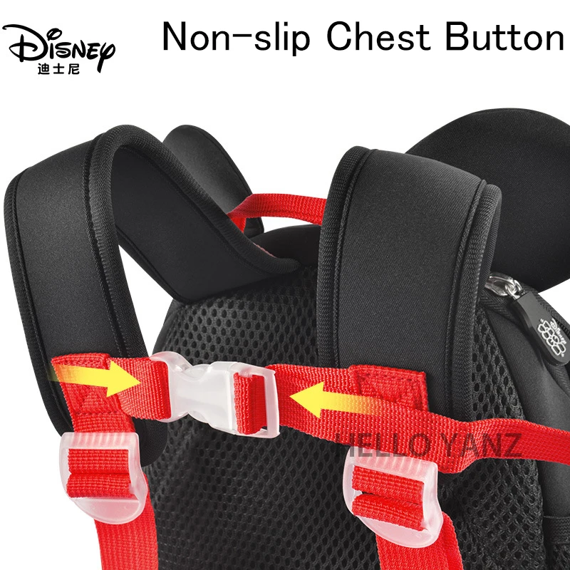 

Disney Kindergarten School Bag Female 3 Years Old 4 Baby Boy Entering the Kindergarten Anti Lost Cute Mickey Children Backpack