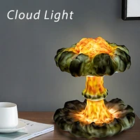 3d nuclear explosion mushroom cloud night light dimmable lamp multi color adjustable eye protection desk lamp led night light