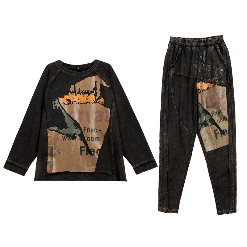 Уличная Женская одежда комплект из двух предметов для женщин весна осень 2020