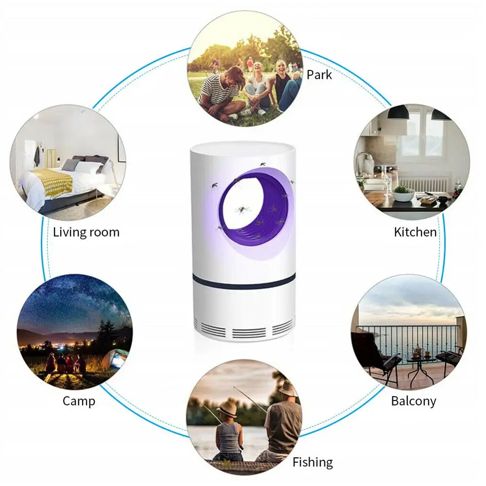 Низковольтный ультрафиолетовый светильник USB лампа убийца комаров бытовой