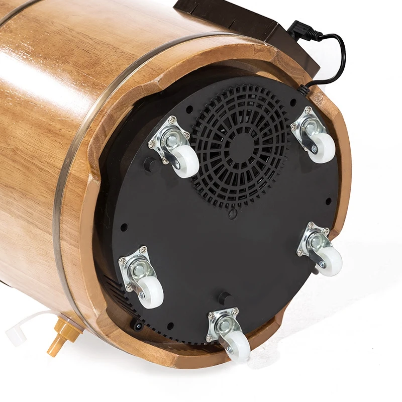 Thick wood foot bath barrel oak footbath thermostat home adult fumigation pedicure | Дом и сад