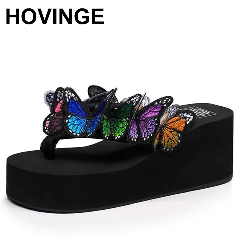 

Сандалии HOVINGE женские на платформе, удобные босоножки, модные шлепанцы, брендовые тапочки, летняя обувь