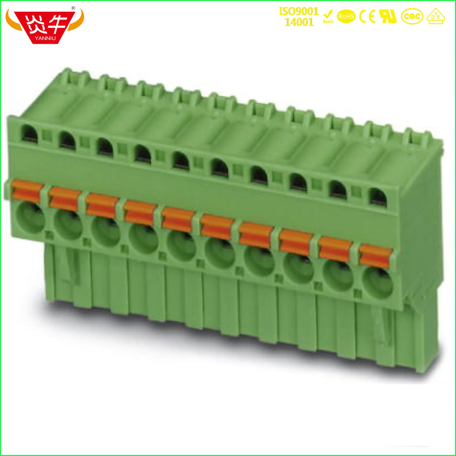 KF2EDGKDA 5,08 2P~ 12P разъем PCB плагин клеммные блоки 2EDGKDA 5,08 мм 2PIN~ 12PIN FKCVR 2,5/2-ST-5, 08 1873951 Феникс