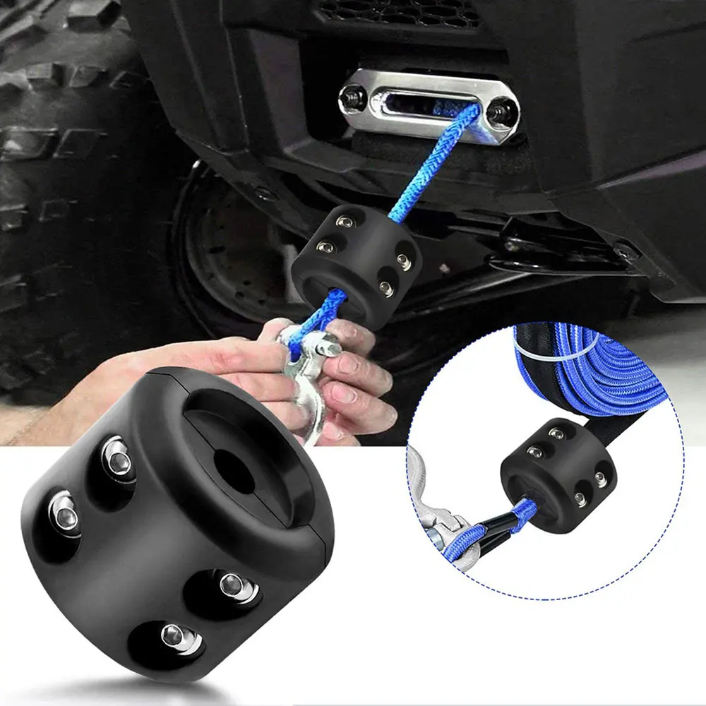 

Waterproof Practical Winch Hook Stopper Car Stopper Rubber Winch Rope Line Saver Winches For Bicycle Car Motorbike Mountain Bike