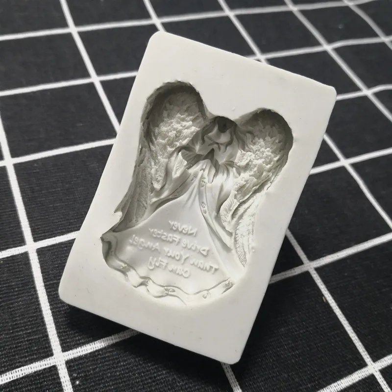 Полимерная фотография 3D Ангел Шоколад Желе торт Инструмент Sugarcraft|Формы для