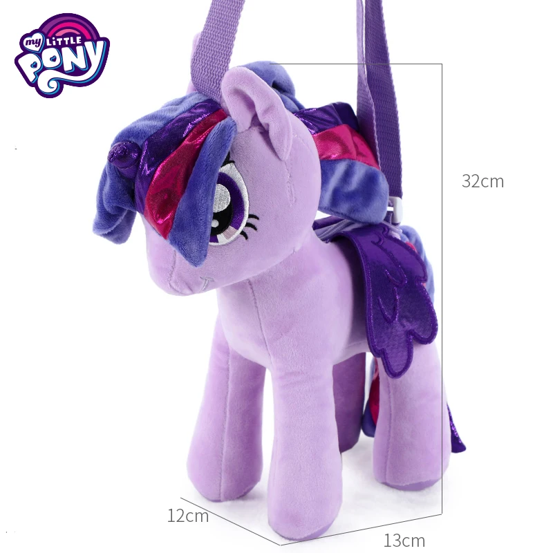 purple Плюшевые куклы My Little Pony, игрушки принцессы, аниме, лошадь, единорог, плюшевые мягкие для детей, для маленьких девочек, подарок на день рождения, Рождество - Цвет: purple
