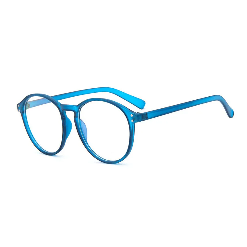 Модные черные круглые очки 2019 прозрачная оправа женские для близорукости