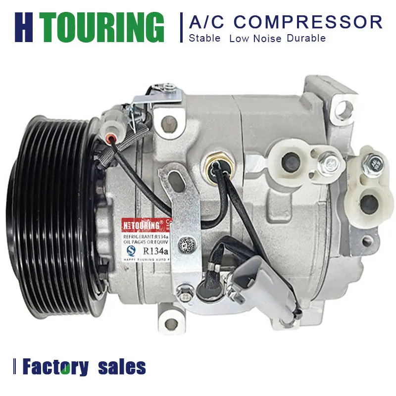 

Компрессор кондиционера 10SR19C A/C для Toyota Landcruiser UZJ200 VDJ200 V8 4,5 SEQUOIA 4.6L 883206A320 4471600034 884106A100 88320-6A320