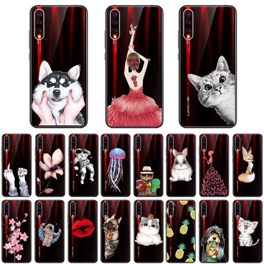 Противоударный чехол для UMIDIGI X телефона мягкий силиконовый из ТПУ защитный Umidgi 6 3