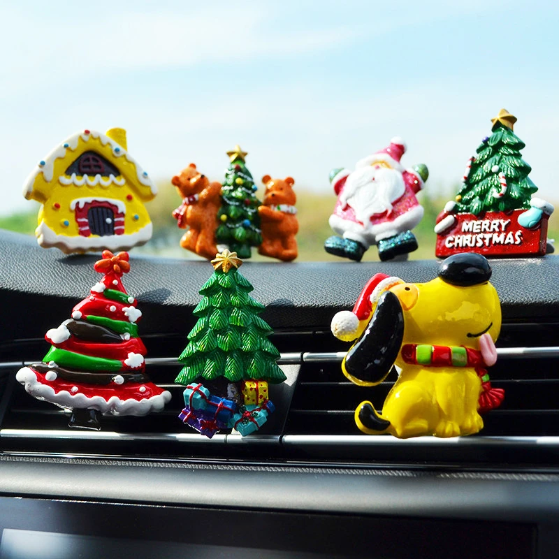 Christmas Car Solid Perfume Clip Automobile Vent Air Freshener Scent Xmas Freshner Smell Parfum Decoration | Автомобили и