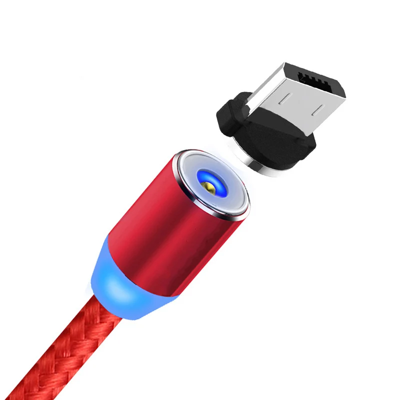 Быстрый Магнитный зарядный usb-кабель Micor для samsung Redmi Oppo huawei, Магнитный зарядный кабель Usb Micro Usb для телефона Android