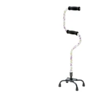 quadrangle crutch japanese elderly aluminum alloy ultra light two section elderly non slip walking stick walking stick walking