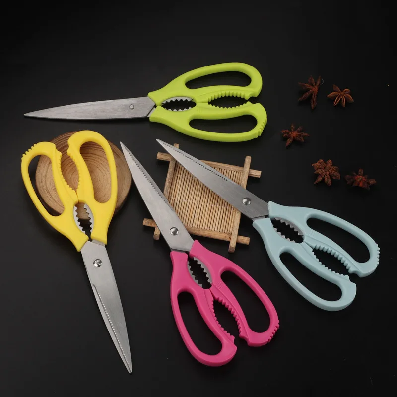 Многофункциональные кухонные ножницы ZOTOONE для барбекю бытовые из нержавеющей