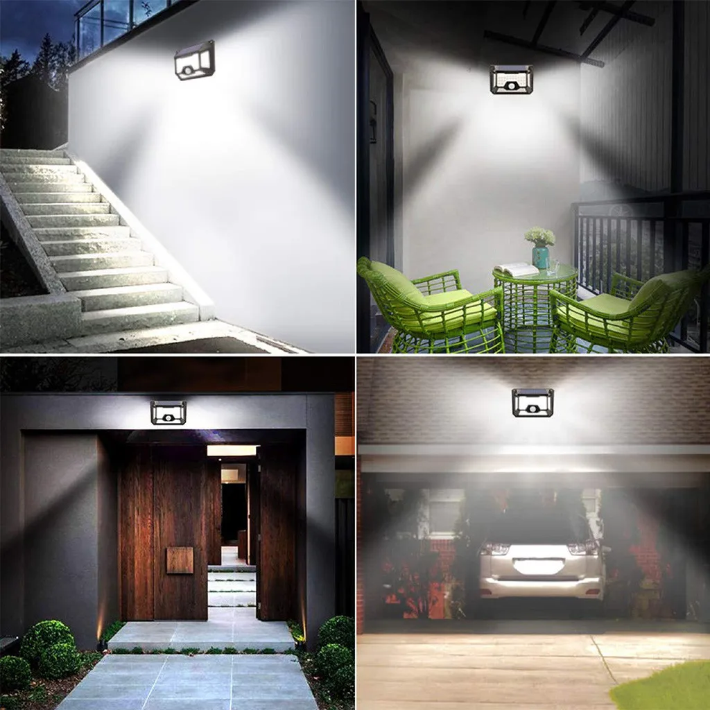 Солнечный настенный светильник Водонепроницаемый человеческого тела