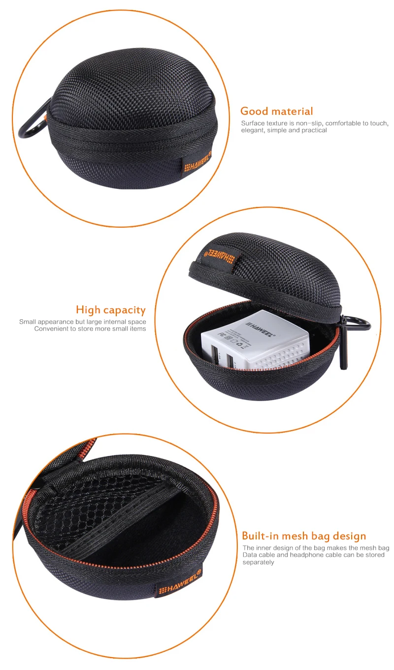 Защитная коробка для проводных наушников с USB-кабелем | Электроника