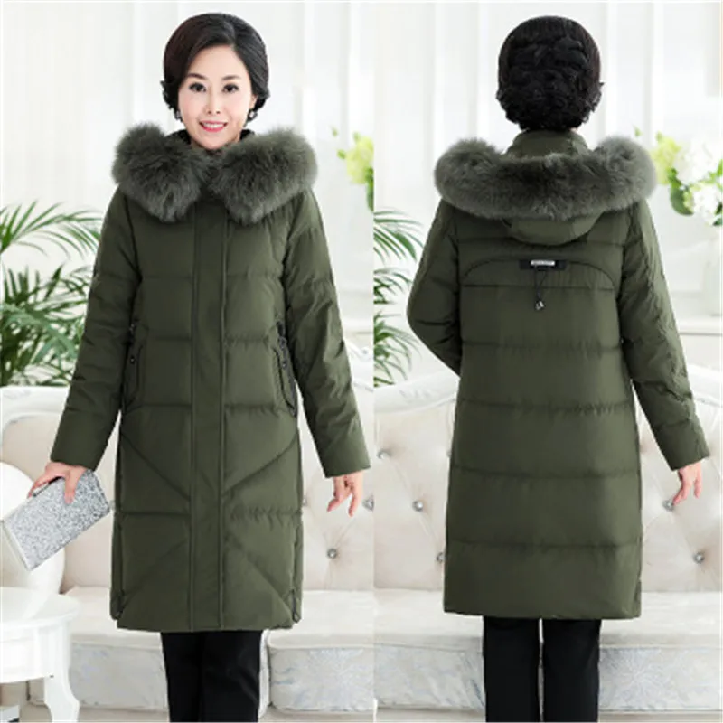 XL 13XL 2019 новая зимняя куртка пуховик для женщин зимние Утепленные Пальто с